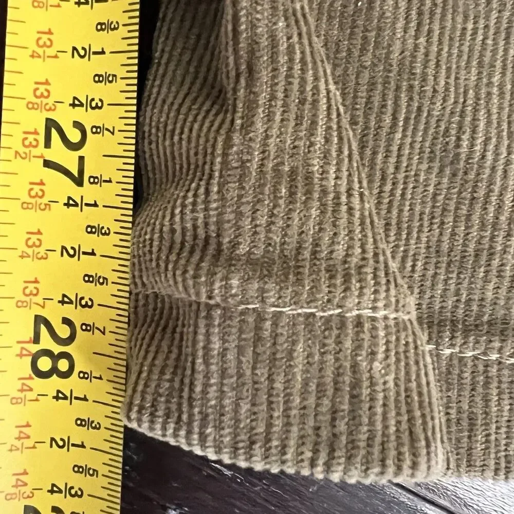 Scott Barber Caspio Five Pocket Jean Cut Corduroy Pants‎ 35 Camel Color